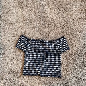 Pacsun off the shoulder crop top